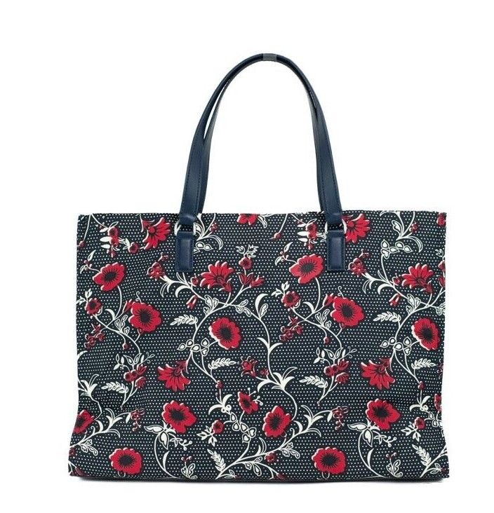 Tory Burch Medium Nylon Retro Batik Print Shoulder Bag Handbag